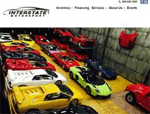 Tablet Screenshot of interstatemotorsport.com